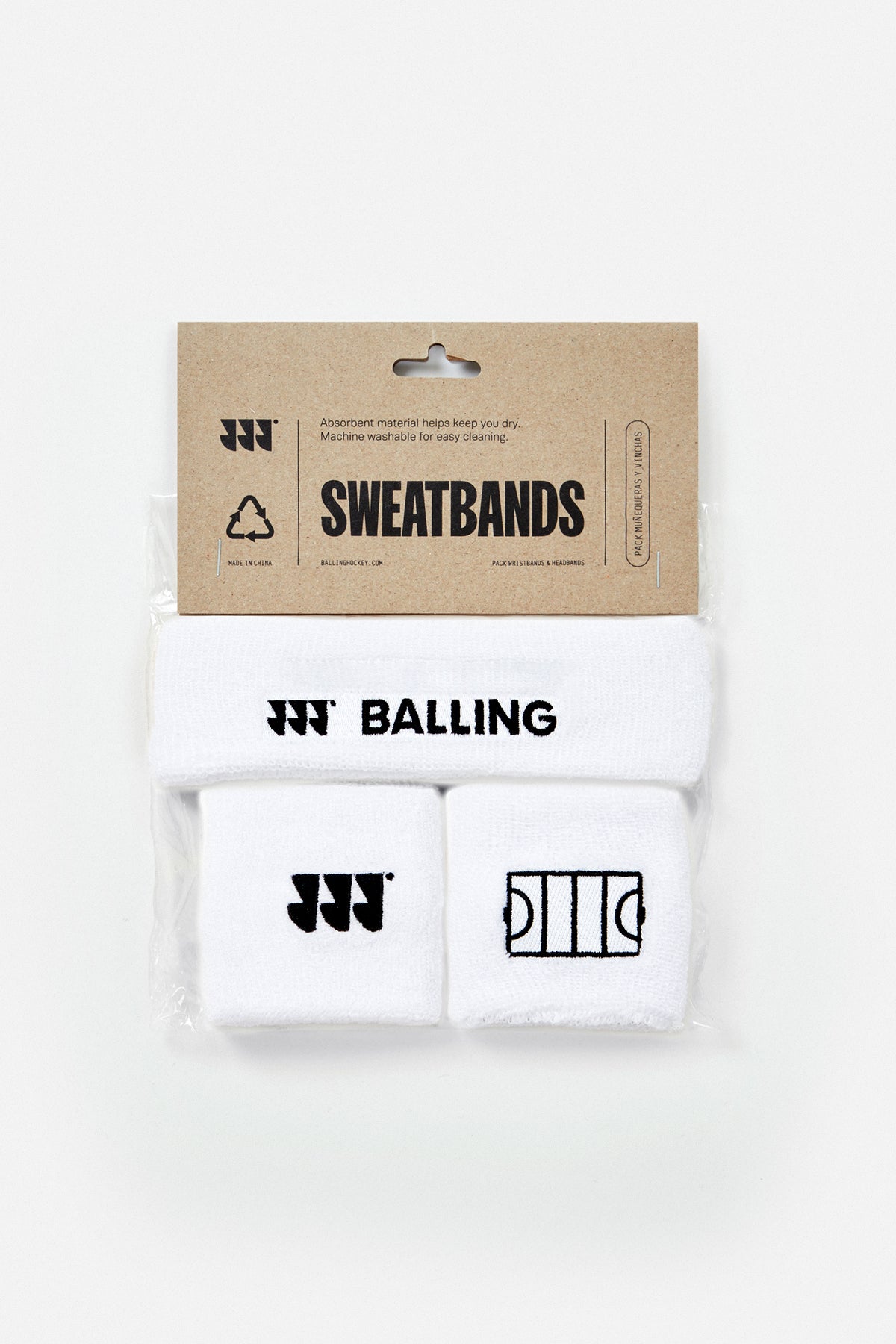 Sweatband Kit White